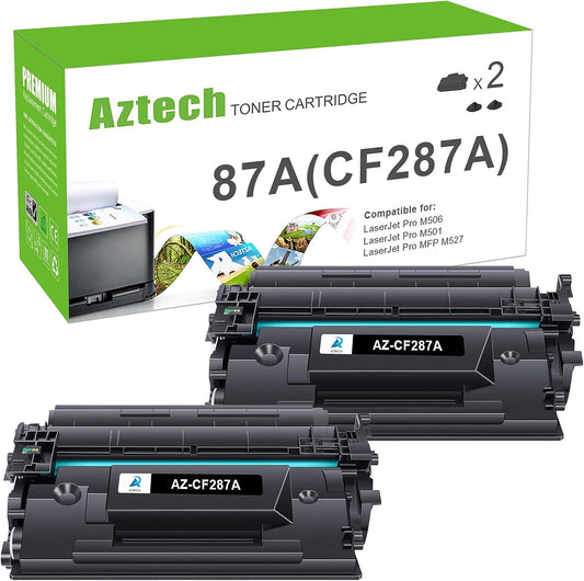 compatible hp 87a 87x cf287a toner cartridge 2 pack