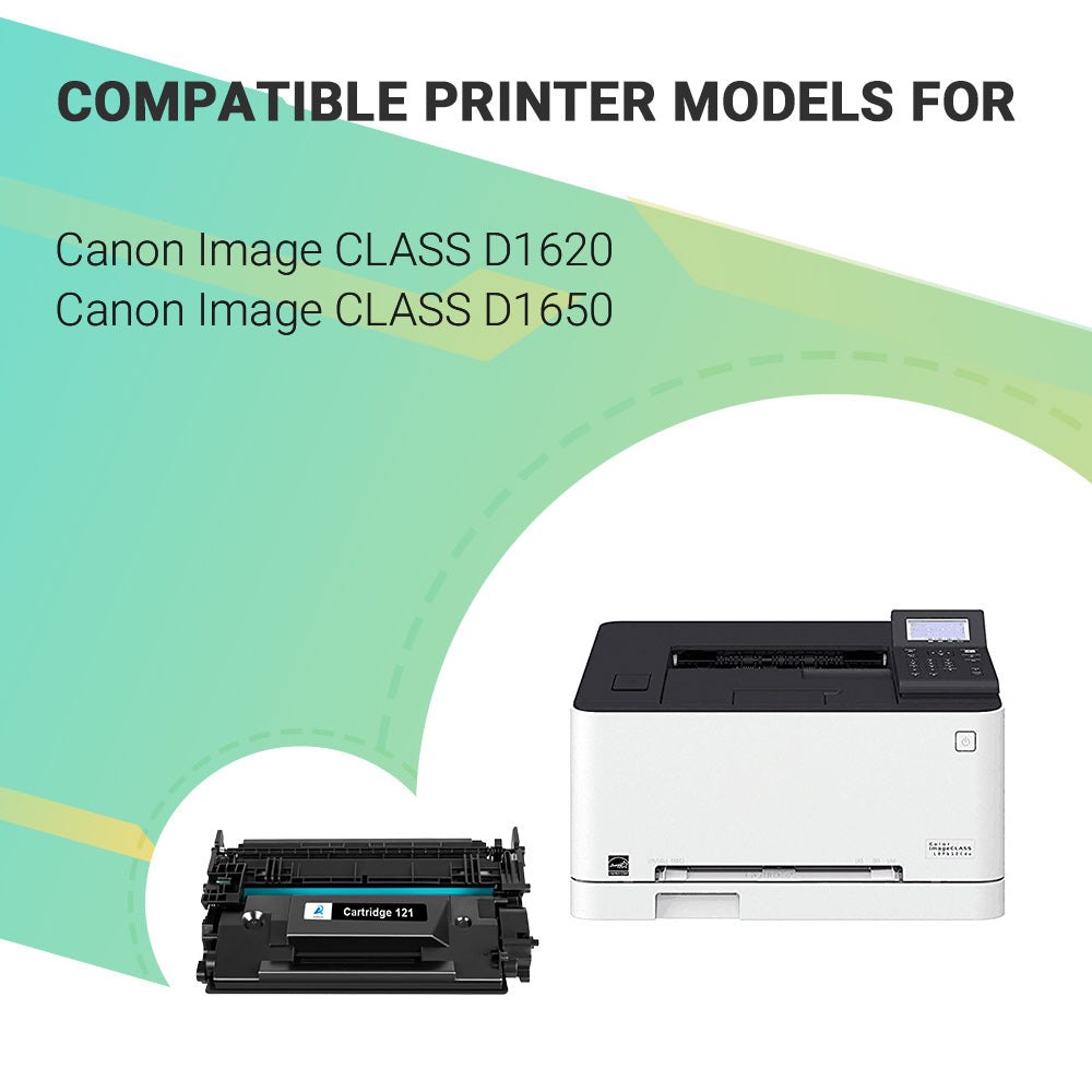 AAZTECH 2-Pack Compatible Toner Cartridge for Canon 121 CRG-121 Printer Ink (Black)