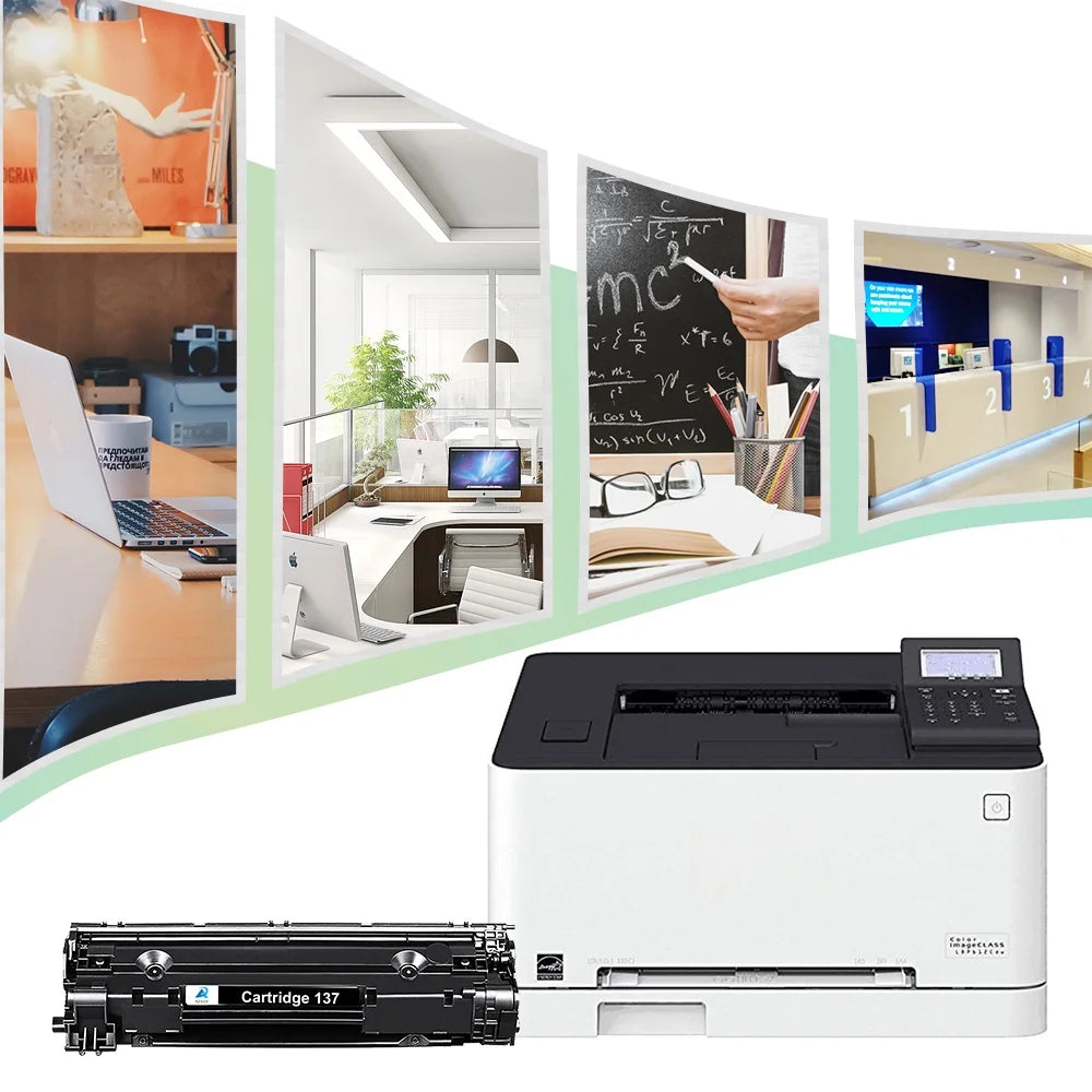 137 Toner Cartridge Compatible for Canon 137 Cartridge 137 CRG137 for Imageclass MF236n D570 MF249dw MF244dw MF247dw MF232w LBP151dw MF227dw MF229dw MF216n MF212w Printer (Black,2-Pack)
