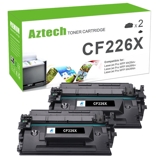 compatible hp 26x cf226x toner cartridge 2 pack