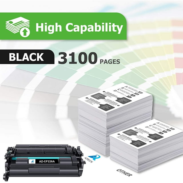 compatible hp 26a 26x toner cartridge 2 pack