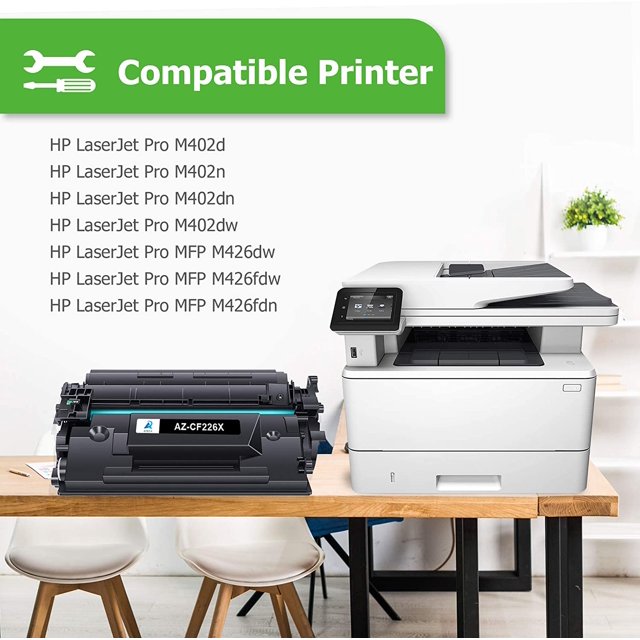 compatible hp cf226x 26x toner cartridge 3 pack