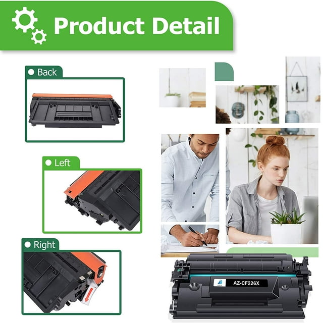 compatible hp cf226x 26x toner cartridge 3 pack