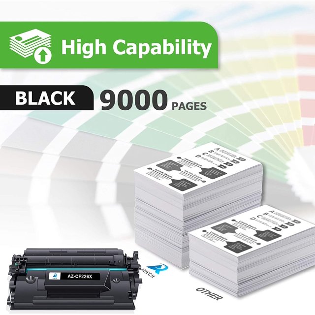 compatible hp cf226x 26x toner cartridge 3 pack