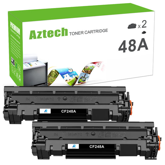 compatible hp 48a cf248a toner cartridge 2 pack