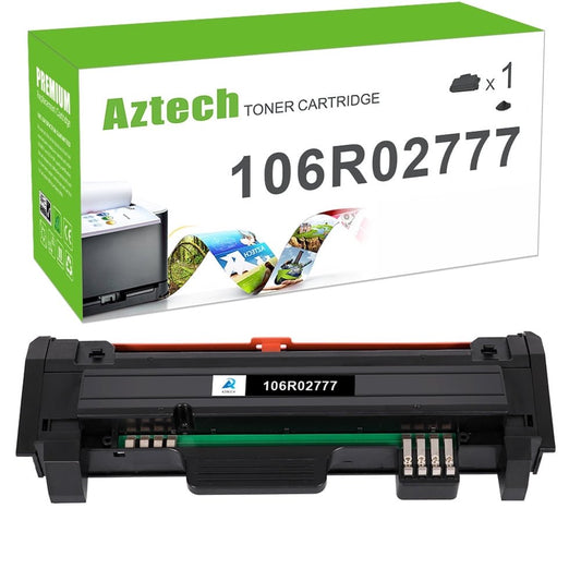 AZTECH 106R02777 1-Pack Toner Cartridge Compatible for Xerox Phaser 3260 Workcentre 3225 Black High Capacity Printer Ink Black