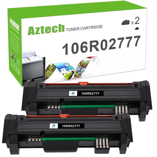 AZTECH 106R02777 Toner Compatible for Xerox 3215 3225 Phaser 3260DI 3260DNI 3260 3052 WorkCentre 3215NI 3225DNI Printer ink (Black, 2-Pack)