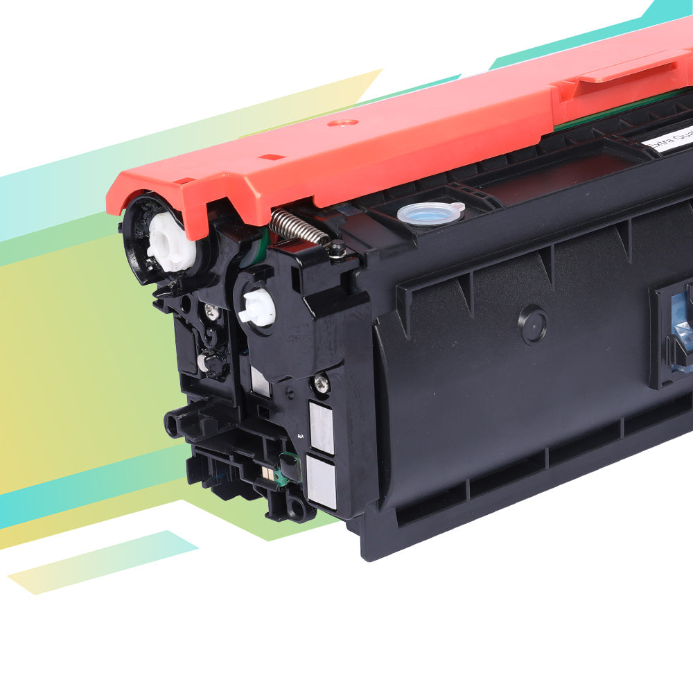 508A CF360A 508X 4-Pack Compatible Toner Cartridge for HP CF360A 508A Color LaserJet Enterprise 552dn M553dn M553n M553x MFP M577 Printer (Black,Cyan,Magenta,Yellow)