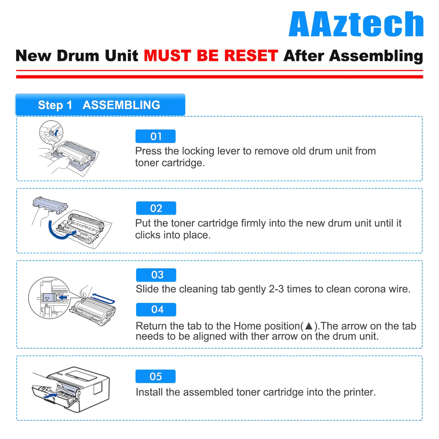 DR820 Drum Unit Kit | Compatible Drum Unit for Brother DR820 DR-820 DR 820 HL-L6200DW MFC-L5850DW MFC-L5900DW MFC-L6700DW MFC-L5800DW HLL6200DW HL-L5200DW HLL5100DN Printer (Black, 1-Pack)