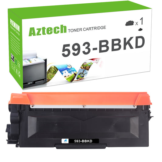 Dell 593-BBKD High Yield Black Toner Cartridge Compatible 1 Pack