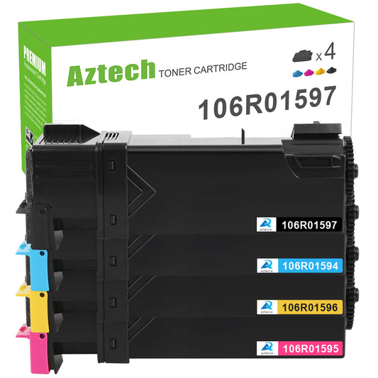 Xerox 106R01594/106R01595/106R01596/106R01597 High Yield Toner Cartridge Compatible 4 Pack