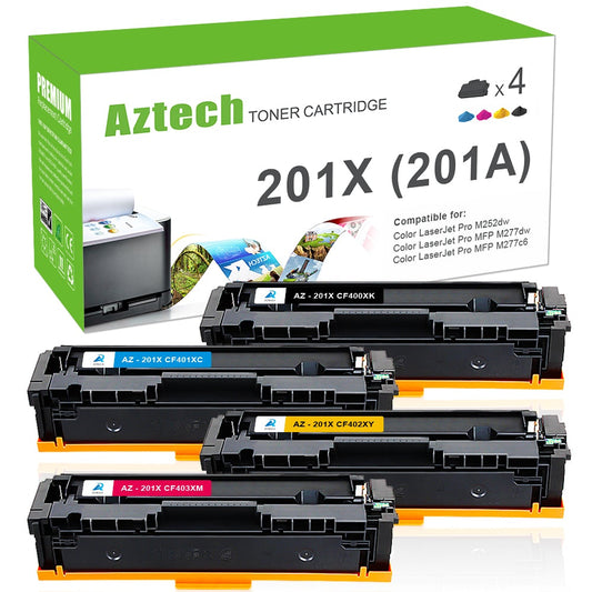 HP 201X CF400X CF400X CF401X CF402X CF403X 4-Pack Combo