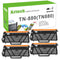 Brother TN880 Black Toner Cartridge Replacement 4 Pack