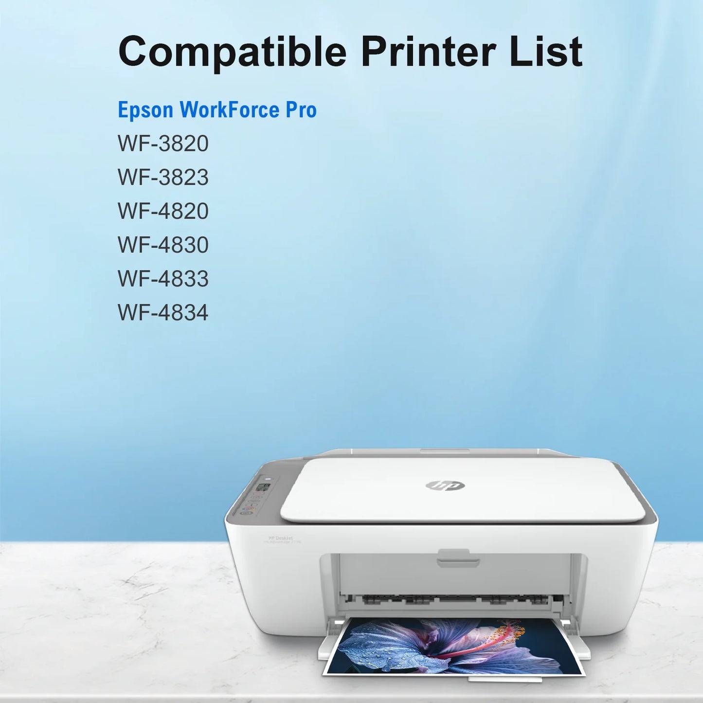 822XL Ink Cartidges 4 Pack Compatible for Epson 822 Ink Cartridges Combo Pack Works with WorkForce WF 3820 4830 4833 4820 T822 Ink Cartridge for Epson Printer