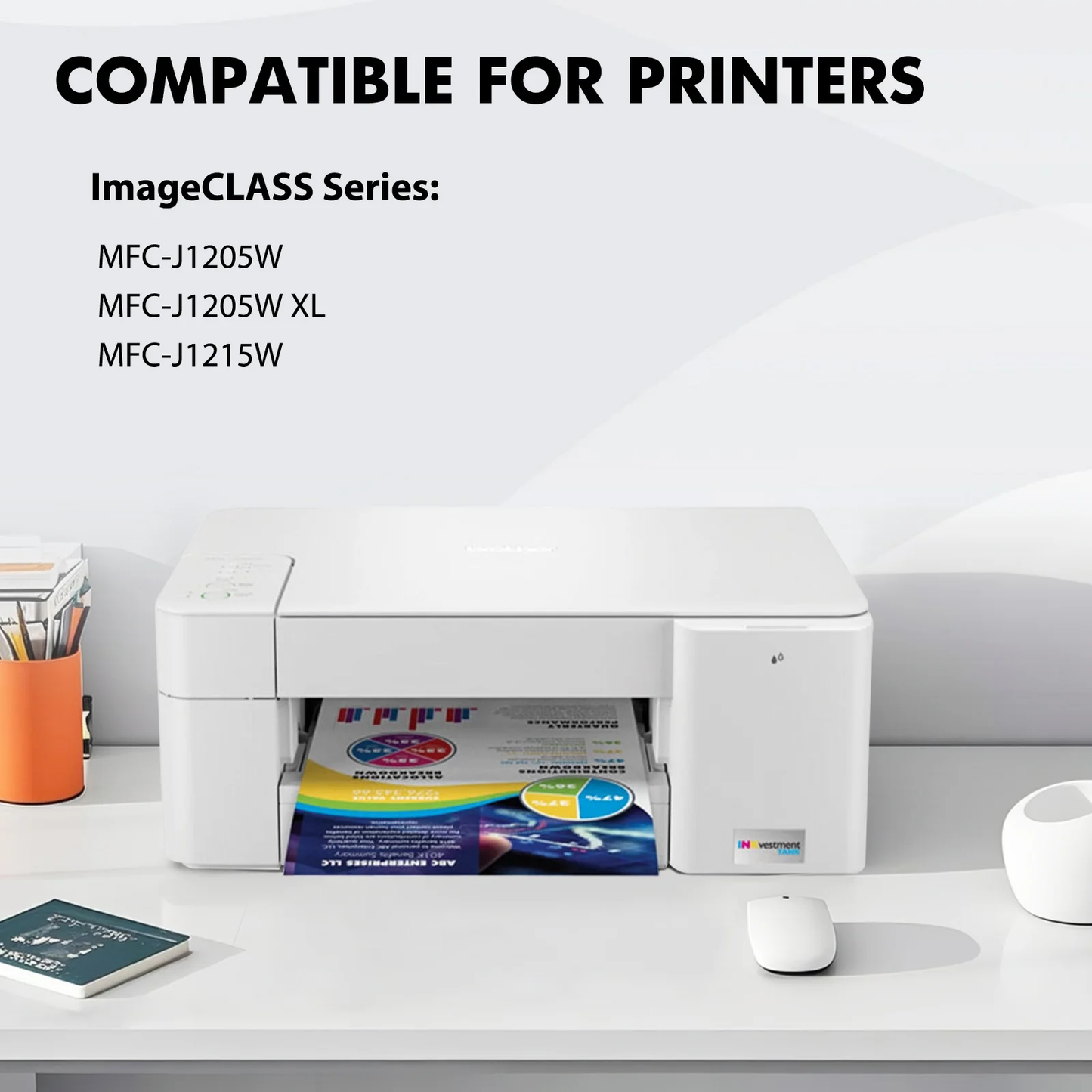 LC404 Ink Cartridges Compatible for Brother LC404 LC-404 Combo High Yield Work for Brother MFC-J1205W MFC-J1215W MFC-J1205W XL Printer Ink (Black, 1 Pack)