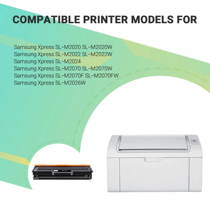 MLT-D101S D101S 101S Toner Cartridge Compatible for Samsung D101S MLT-D101S Laser ML-2166W ML-2160 ML-2165 SCX-3405W ML-2165W SCX-3405FW SCX-3400 SCX-3401FH SF-760P Printer Ink (2-Pack, Black)