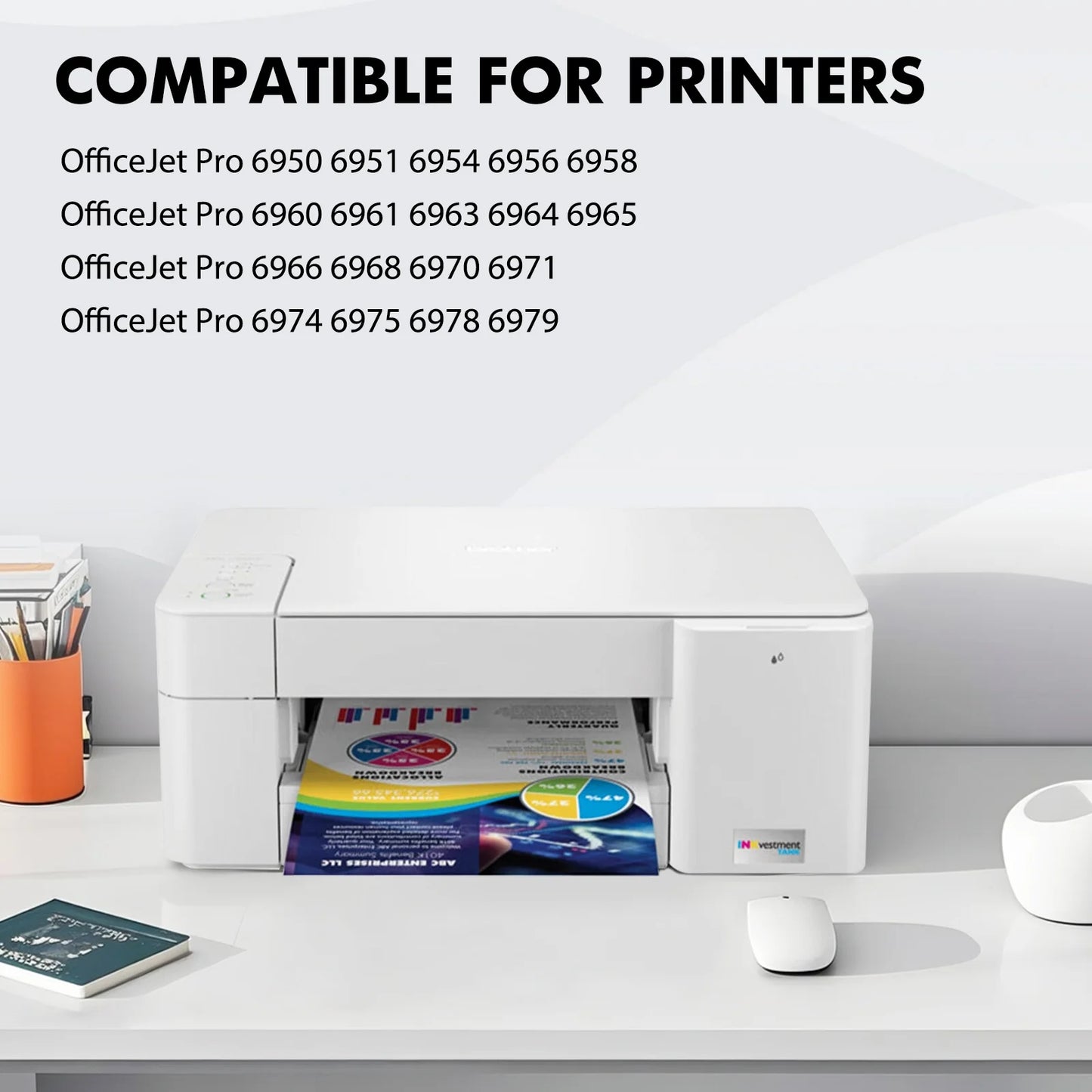 902XL 902 Ink Cartridges Compatible for HP 902 XL 902 OfficeJet 6978 6968 6970 6971 6974 6975 6979 6960 6961 6963 6964 6965 6966 6950 series Printer | 902XL Combo Pack, Pack of 5
