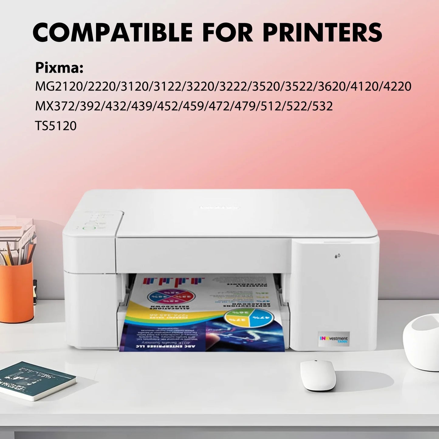 240XL 241XL Ink Cartridges Compatible for Canon 241XL 240XL Combo Pack for MG3620 MX470 MG3520 TS5120 MG3522 MG3122 MX432 MX512 MX532 MX372 Printer PG240xl & CL241xl (2 Pack, Black, Tri-color)