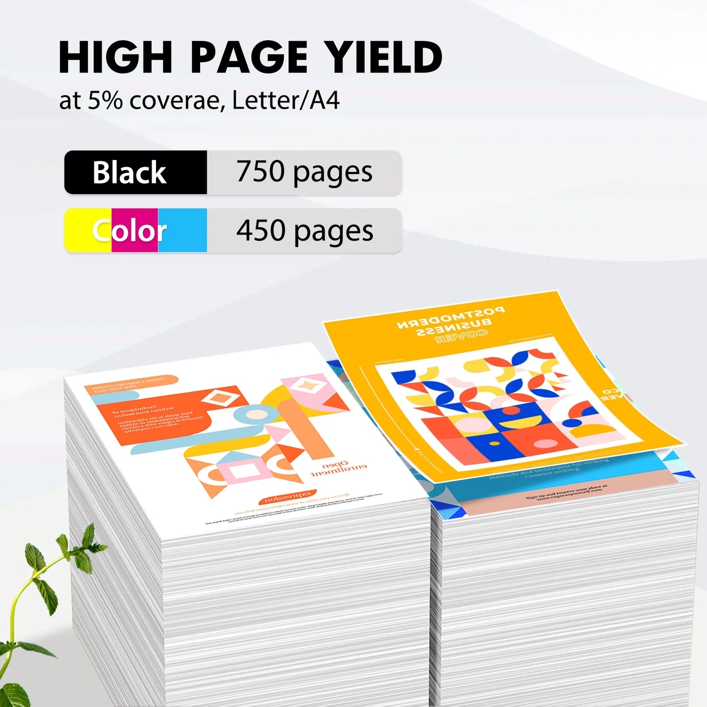 65 65XL Ink Cartridges Compatible for HP 65XL 65 Printer Ink 2 Pack for Envy 5055 5052 5058 Deskjet 3755 2655 2652 3722 2622 2624 2620 (Black,Tri-color)