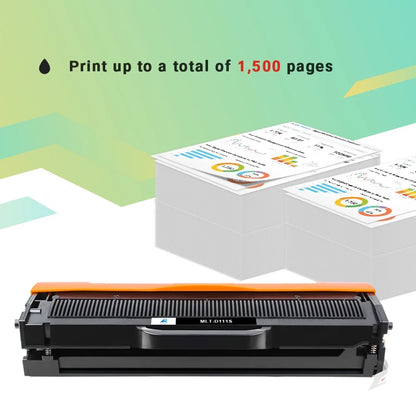 MLT-D101S D101S 101S Toner Cartridge Compatible for Samsung D101S MLT-D101S Laser ML-2166W ML-2160 ML-2165 SCX-3405W ML-2165W SCX-3405FW SCX-3400 SCX-3401FH SF-760P Printer Ink (2-Pack, Black)