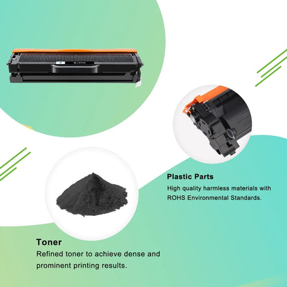 MLT-D101S D101S 101S Toner Cartridge Compatible for Samsung D101S MLT-D101S Laser ML-2166W ML-2160 ML-2165 SCX-3405W ML-2165W SCX-3405FW SCX-3400 SCX-3401FH SF-760P Printer Ink (2-Pack, Black)
