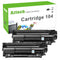 A Aztech Compatible for Canon 104 (0263B001AA) Toner Cartridge (Black, 2-Pack)