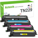 TN229 Toner Cartridge Compatible for Brother TN-229 TN 229 229XL TN-229XL for Brother HL-3280CDW HL-3220CDW MFC-L3780CDW MFC-L3720CDW (TN229BK/C/M/Y, 4 Pack)