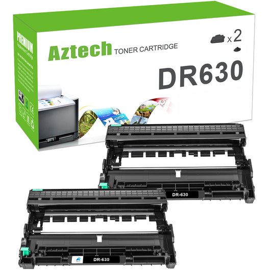 compatible brother dr630 drum unit 2 pack