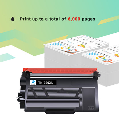 Aztech TN920XL Toner Cartridge Compatible for Brother TN-920XL HL-L5210DN L6210DW L6217DW L6310DW L6415DW EX415DW DCP-L5510DN MFC-L5710DN L5715DW L5717DW L5915DW Printers (Black 1-Pack)