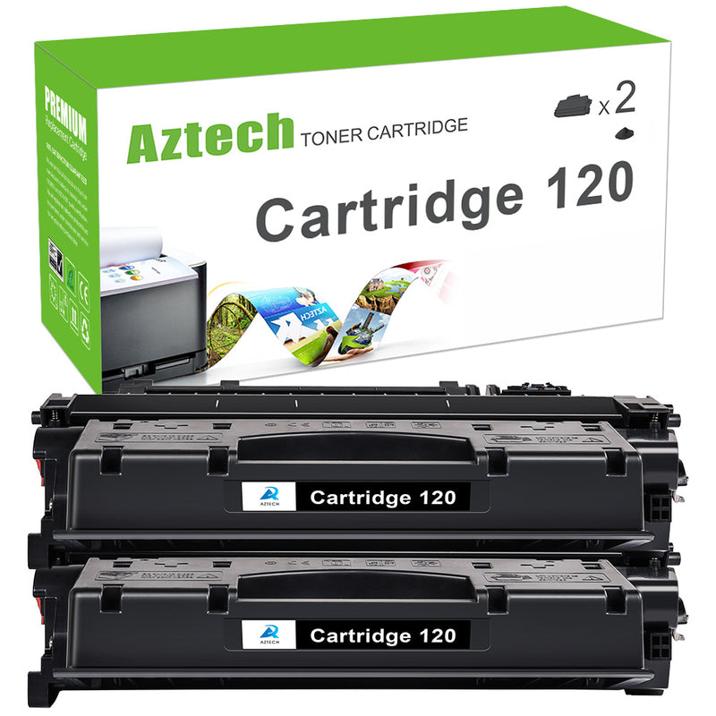 AAZTECH 2-Pack Compatible Toner Cartridge for Canon 120 CRG-120 CRG120 ImageClass D1120 D1150 D1550 D1320 D1350 D1170 D1180 D1370 D1520 D1100 Printer Ink (Black)