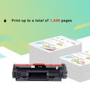 138A W1380A (With Chip) Toner Cartridge Replacement Compatible for HP 138A W1380A for Laserjet Pro 3001dw 3001fdw MFP 3101fdw Printer (1-Pack,Black)