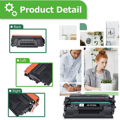 compatible hp 26x cf226x toner cartridge 2 pack