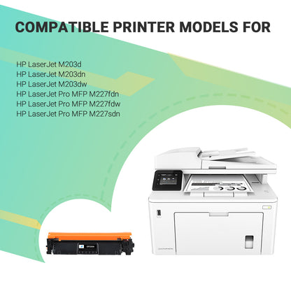 compatible hp 30a cf230a toner cartridge 2 pack