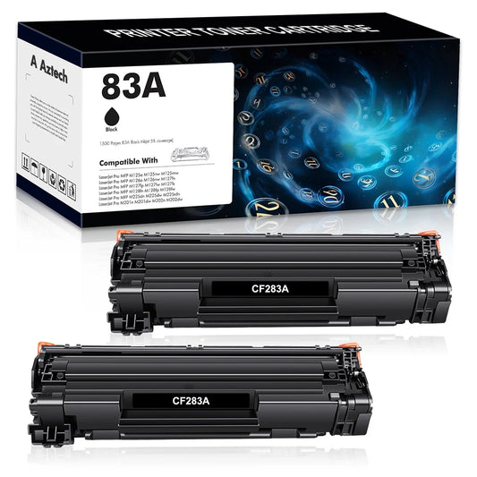 83A 83X Toner Cartridge Compatible for HP 83A CF283A CF283X LaserJet Pro MFP M125nw M225dn M127fw M127fn M225dw LaserJet Pro M201dw M201n Printer Ink(Black, 2-Pack)