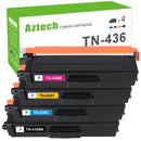 compatible brother tn436 toner cartridge 4 pack