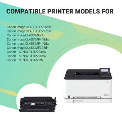 057H 057 Toner Cartridge Compatible for Canon 057H CRG-057H ImageCLASS MF445dw MF448dw MF449dw LBP226dw LBP227dw LBP228dw MF445 Printer Ink (Black, 2-Pack)