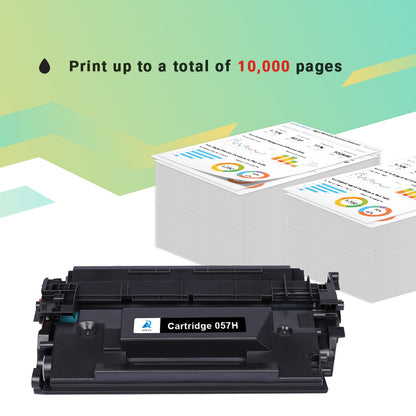 057H 057 Toner Cartridge Compatible for Canon 057H CRG-057H ImageCLASS MF445dw MF448dw MF449dw LBP226dw LBP227dw LBP228dw MF445 Printer Ink (Black, 2-Pack)