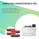 305X 305A Compatible Toner Cartridge for HP 305A 305X CE410X CE410A Laserjet Pro 400 M451dn M451nw M475dn M476nw M476dw M476dn M451dw M375nw Printer Ink (Black Cyan Magenta Yellow, 4-Pack)