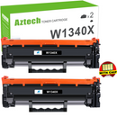 2-Pack 134X Toner Cartridge WITH CHIP Compatible for HP 134X H1340X 134A W1340A for HP LaserJet M209dw MFP M234dw M234sdn M234sdw Printer Ink(Black)