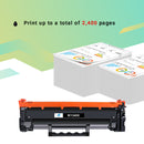 A Aztech WITH CHIP 134X H1340X Toner Compatible for HP 134X 134A W1340A H1340X Toner Cartridge for HP LaserJet M209dw MFP M234dw M234sdn M234sdw Printer Ink (Black, 2-Pack)