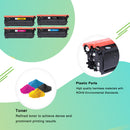 508A CF360A 508X 4-Pack Compatible Toner Cartridge for HP CF360A 508A Color LaserJet Enterprise 552dn M553dn M553n M553x MFP M577 Printer (Black,Cyan,Magenta,Yellow)