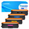 TN433 Toner Cartridge 4-Pack Compatible for Brother TN-433 TN-431 TN436 TN433BK MFC-L8900CDW HL-L8360CDW L8260CDW L8360CDWT MFC-L8610CDW Printer (Black Cyan Yellow Magenta)