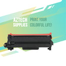 TN830 TN830XL 2-Pack Toner Cartridge Compatible for Brother TN830 TN-830 TN830XL HL-L2460DW HL-L2405W DCP-L2640DW MFC-L2820DW HL-L2400D L2405W L2480DW MFC-L2820DWXL Printer Ink Black