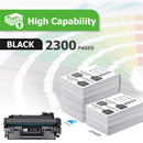 HP 05A CE505A Standard Yield Black Compatible Toner Cartridges 4 Pack