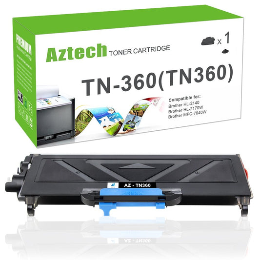 Brother TN360 Black Toner Cartridge Compatible 1 Pack