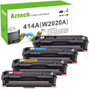 HP 414A W2020A W2021A W2022A W2023A Toner Standard Yield 4-Pack