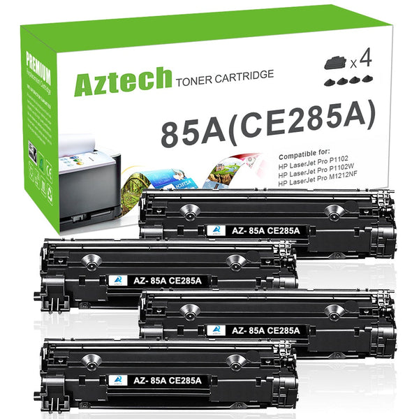 HP 85A CF285A Standard Yield Black Compatible Toner Cartridges 4 Pack